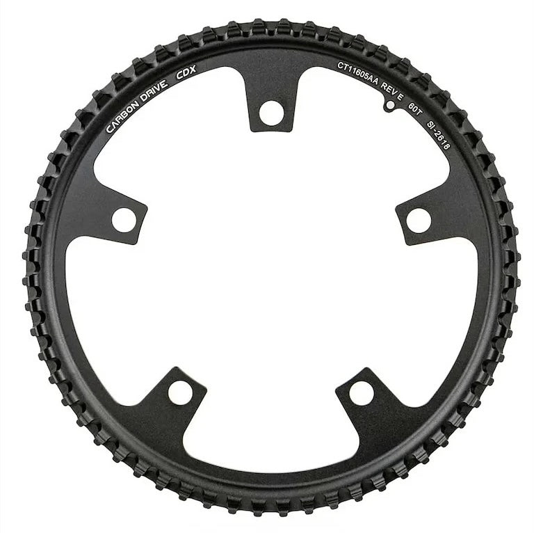 Gates Carbon Drive CDX Riemenscheibe Vorne, 4 Loch - 5 Loch